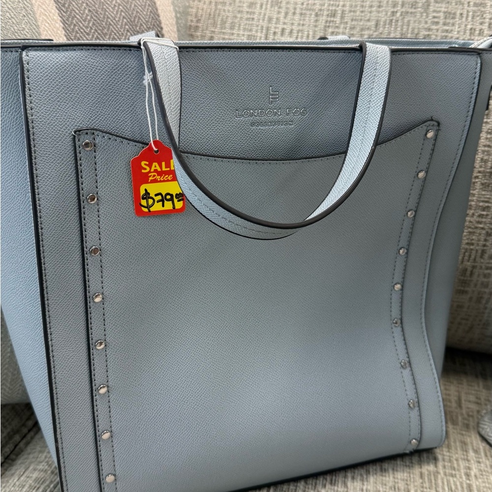 London Fog Blue Women's Tote Bag